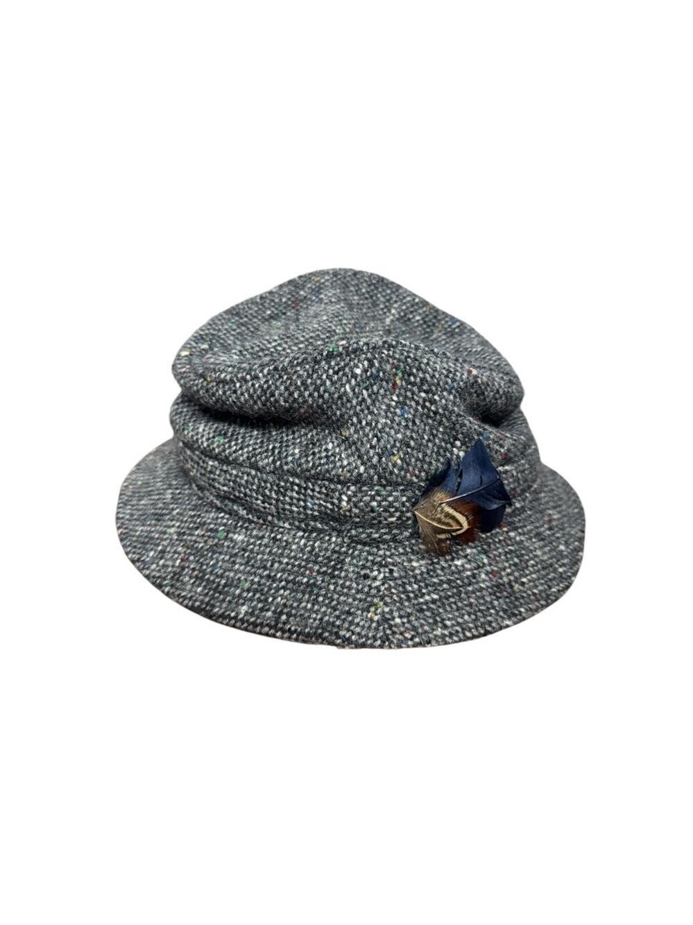 Foxford Brown Real Irish Tweed Walking Hat